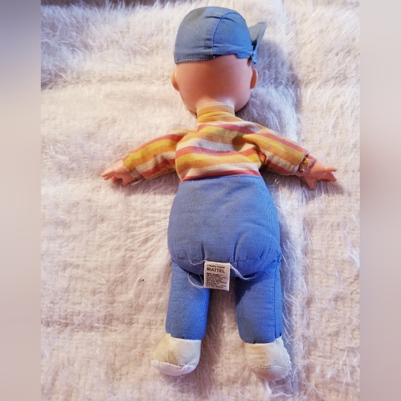 1970 Baby Beans Doll Boy Blue Overalls and Hat Mattel Vintage TLC - Picture 5 of 14